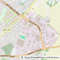 Map of Sudbury, Suffolk