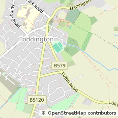 Map of Dunstable, Bedfordshire
