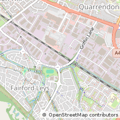Map of Aylesbury, Buckinghamshire