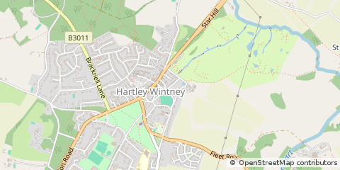 Map of Hook, Hampshire