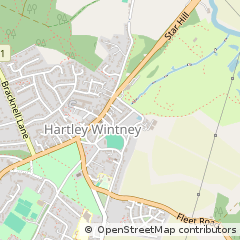 Map of Hook, Hampshire