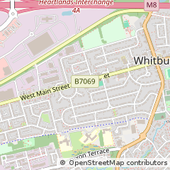 Map of Whitburn, West Lothian