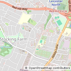 Map of Leicester