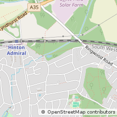 Map of Christchurch, Dorset