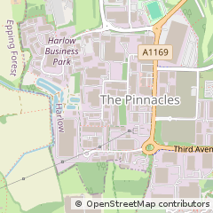 Map of Harlow, Essex