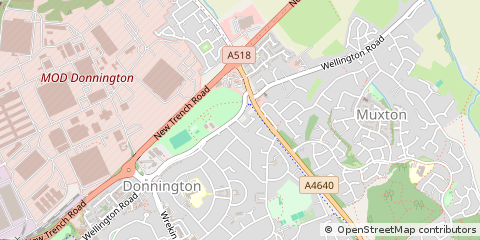 Map of Telford