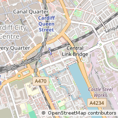 Map of Cardiff
