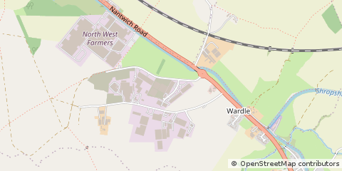 Map of Nantwich