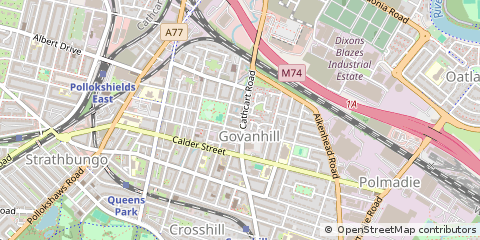 Map of Glasgow