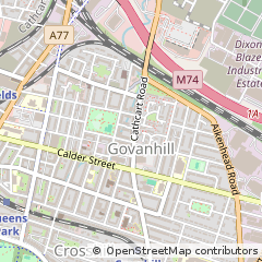 Map of Glasgow