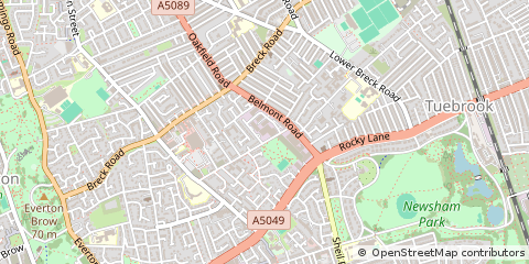 Map of Liverpool