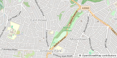 Map of Bournemouth