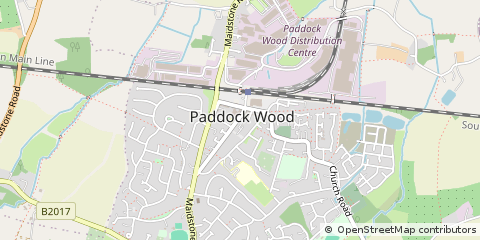Map of Tonbridge