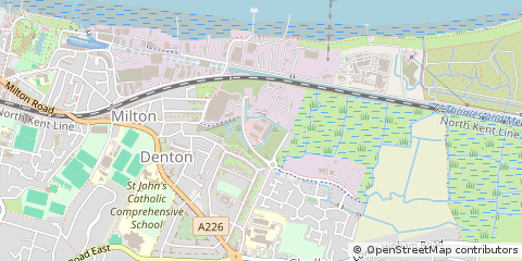 Map of Gravesend, Cheshire