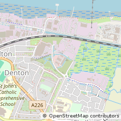 Map of Gravesend, Cheshire