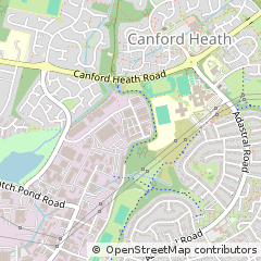 Map of Poole, Dorset