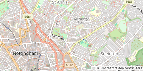 Map of Nottingham