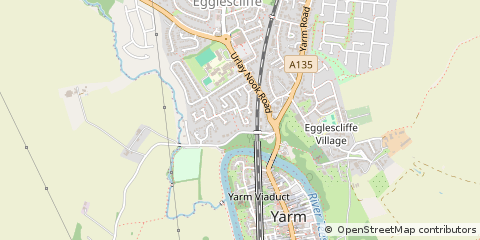 Map of Stockton-on-Tees