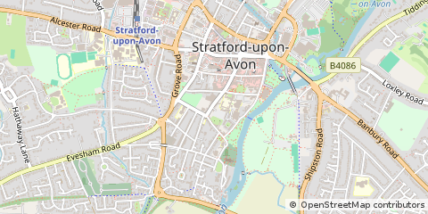 Map of Stratford-Upon-Avon