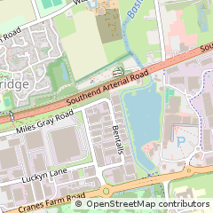 Map of Basildon, Essex