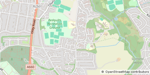 Map of Leeds