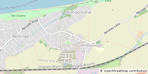 Map of Kent
