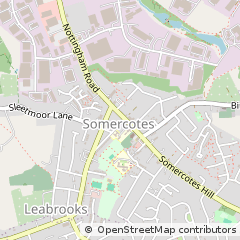 Map of Alfreton, Derbyshire