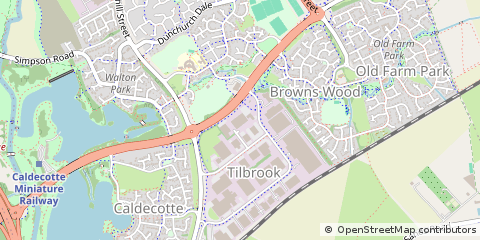 Map of Milton Keynes