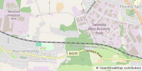 Map of Swansea