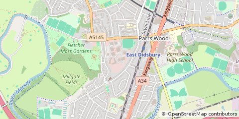 Map of Manchester