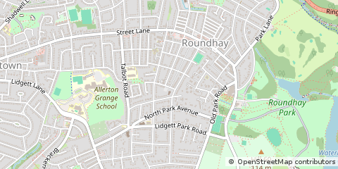 Map of Leeds