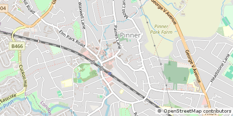 Map of Pinner, London