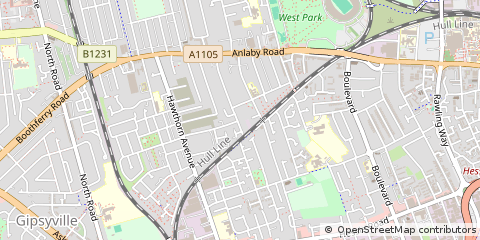 Map of East Yorkshire