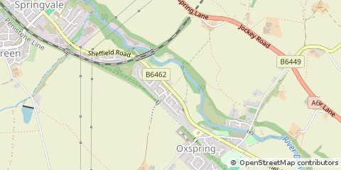 Map of Sheffield, South Yorkshire