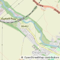 Map of Sheffield, South Yorkshire