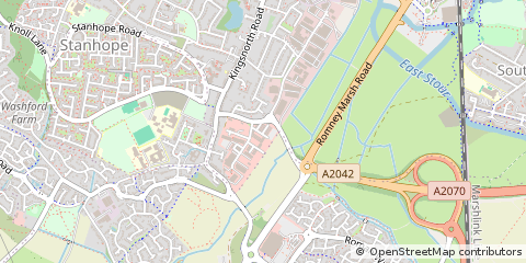 Map of Ashford