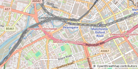 Map of Manchester