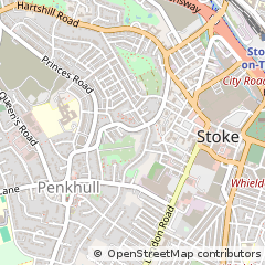 Map of Stoke-on-Trent