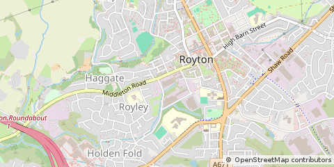 Map of Oldham