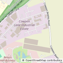 Map of Billingham, Cleveland