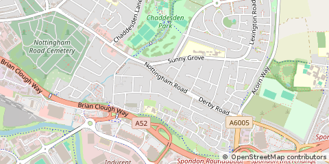 Map of Derby