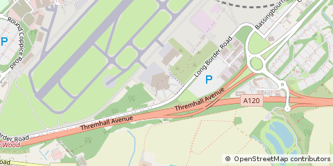 Map of Stansted, Essex