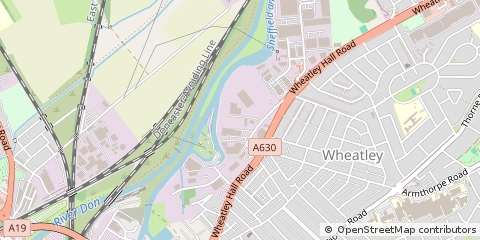 Map of Doncaster