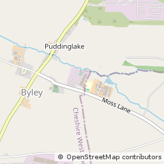 Map of Middlewich, Cheshire