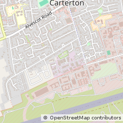 Map of Carterton, Oxfordshire