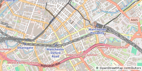 Map of Manchester
