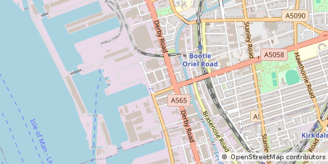 Map of Merseyside