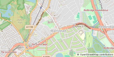 Map of Wanstead, London