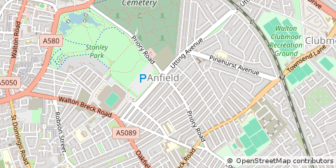Map of Liverpool