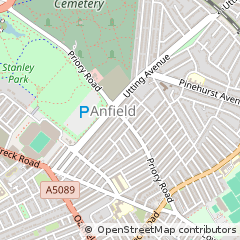 Map of Liverpool